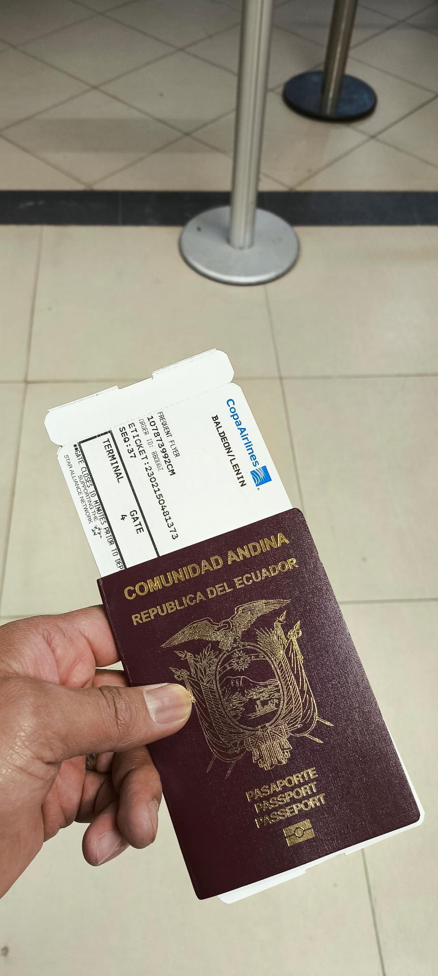 Pasaporte Ecuador